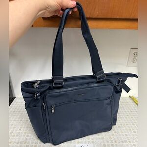 Baggallini Dark Blue Laptop Bag for Men